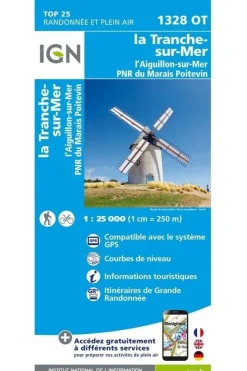 New IGN La Tranche-s-Mer / l'Aiguillon-s-Mer PNR Marais Poitevin gps 2018