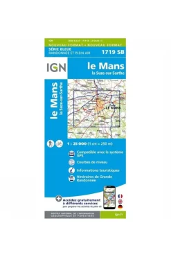 Le Mans / La Suze-sur-Sarthe gps-IGN Outlet