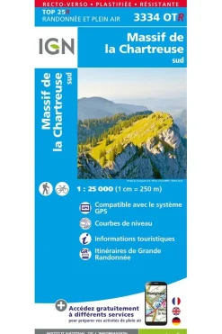 Outlet IGN Massif de la Chartreuse Sud gps wp 2021