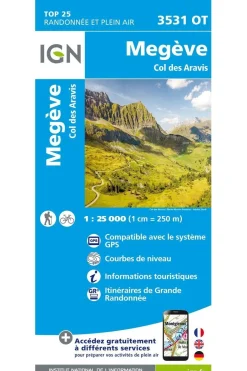 Outlet IGN Megève / Col des Aravis gps 2023