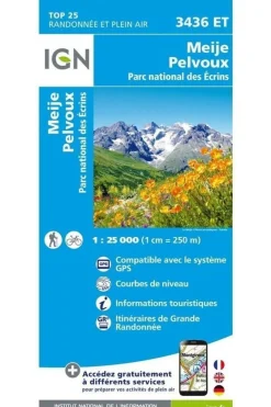 Outlet IGN Meije / Pelvoux / PNR des Ecrins gps 2018