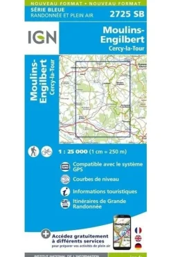 Moulins-Engilbert / Cercy-la-Tour gps-IGN Fashion