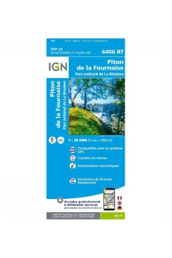 Outlet IGN Piton de la Fournaise (Ile Réunion) gps 2020
