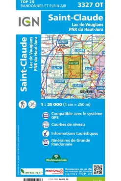 St-Claude / Lac de Vouglans / PNR du Haut Jura gps-IGN Fashion