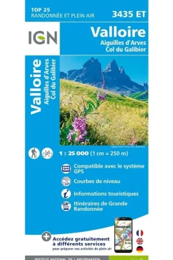 Valloire / Aiguilles d'Arves / Col du Galibier gps-IGN New
