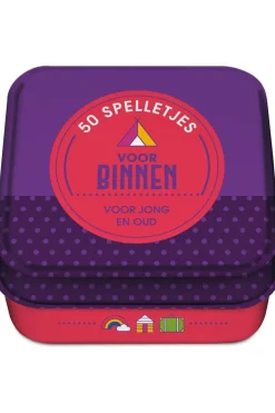 Binnen 50 spelletjes voor binnen in blik-Image Books Best