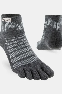 Fashion Injinji Wandelsokken Outdoor Midweight Mini-Crew Wool Slate
