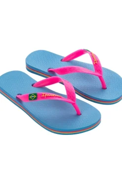 Online Ipanema Slipper Classic Brasil Kids Blue/Pink