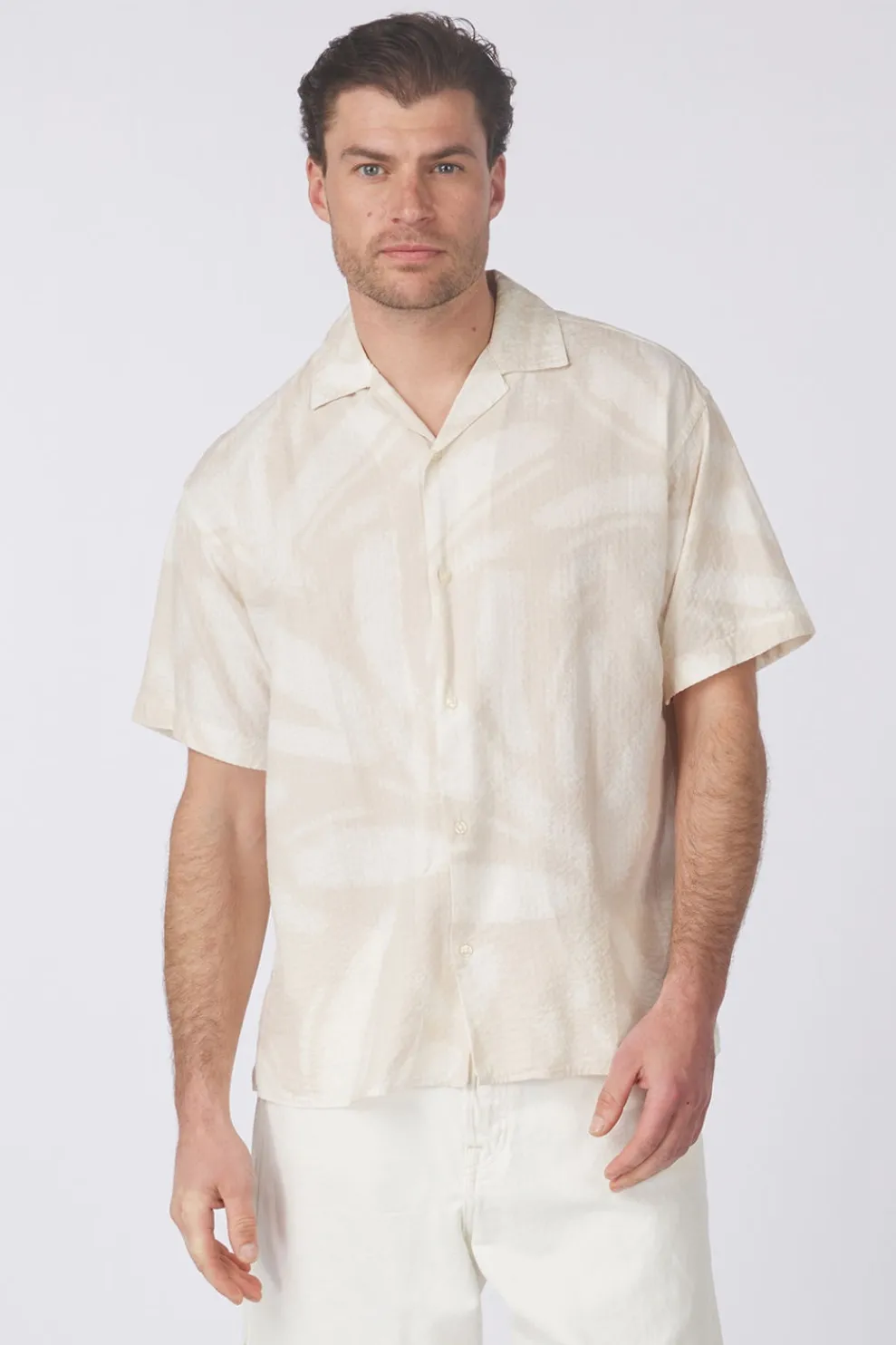 Hot Jack & Jones Hemd Alberto Seersucker Resort Shiirt Ecru