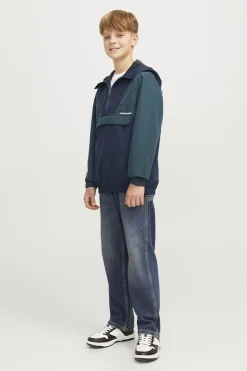 Fashion Jack & Jones Jas Windbreaker Packable Anorak Sky Captain