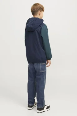 Fashion Jack & Jones Jas Windbreaker Packable Anorak Sky Captain