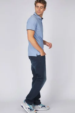 Clearance Jack & Jones Polo Paulos Mid Blue/Denim / Jeans