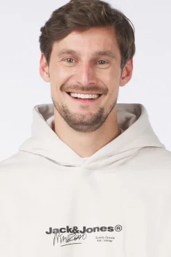 Online Jack & Jones Trui Charlie Print Sweat Moonbeam