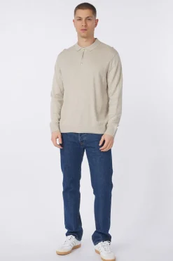 Hot Jack & Jones Trui Eemil Half Zip Dark Blue (Jeans)