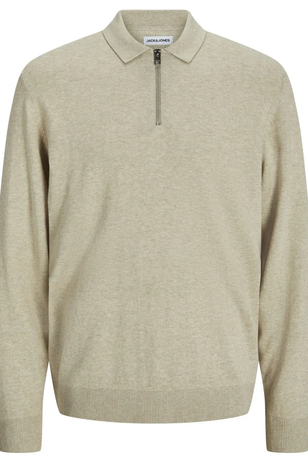 Hot Jack & Jones Trui Eemil Half Zip Dark Blue (Jeans)