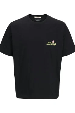 Online Jack & Jones T-Shirt Acapulco Retro Element Back Black