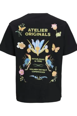 Online Jack & Jones T-Shirt Acapulco Retro Element Back Black