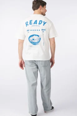 Discount Jack & Jones T-Shirt Charge Printed Cloud Dancer