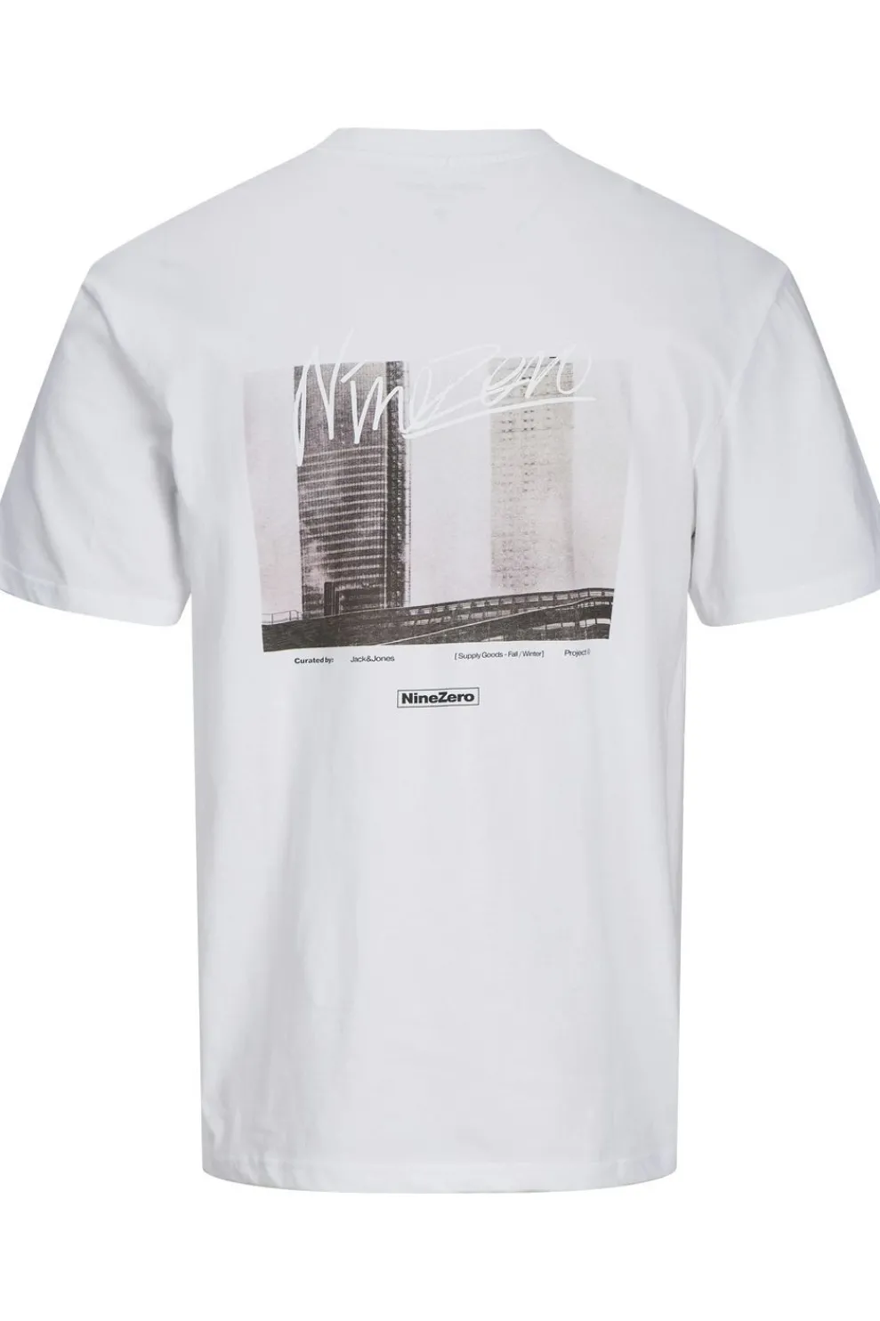 Outlet Jack & Jones T-Shirt Charlie Back Print Welcome To The Game