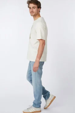 Discount Jack & Jones T-Shirt Jorhydra Front Blue Denim