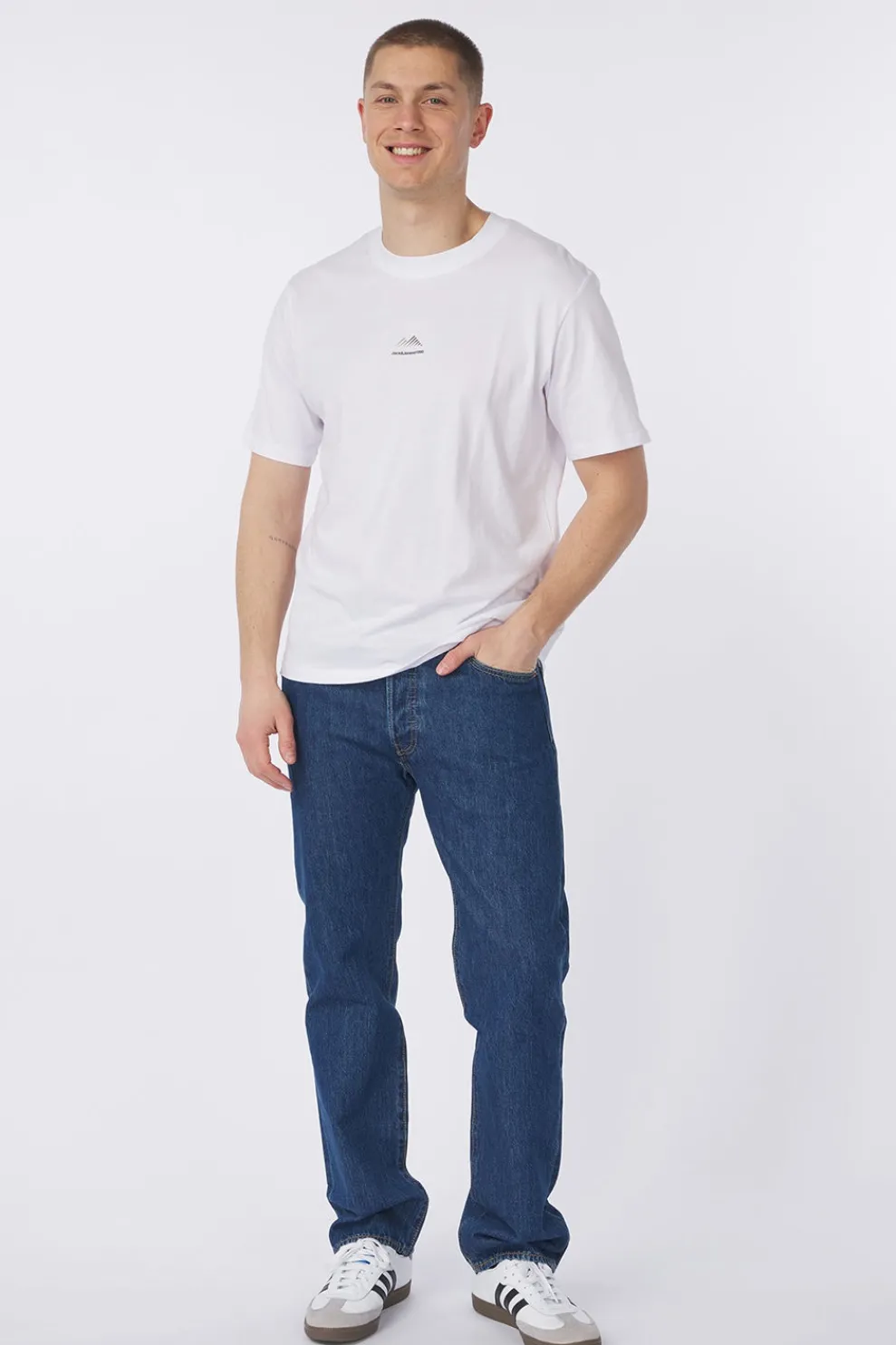 T-Shirt Lima Logo Back Print-Jack & Jones Clearance