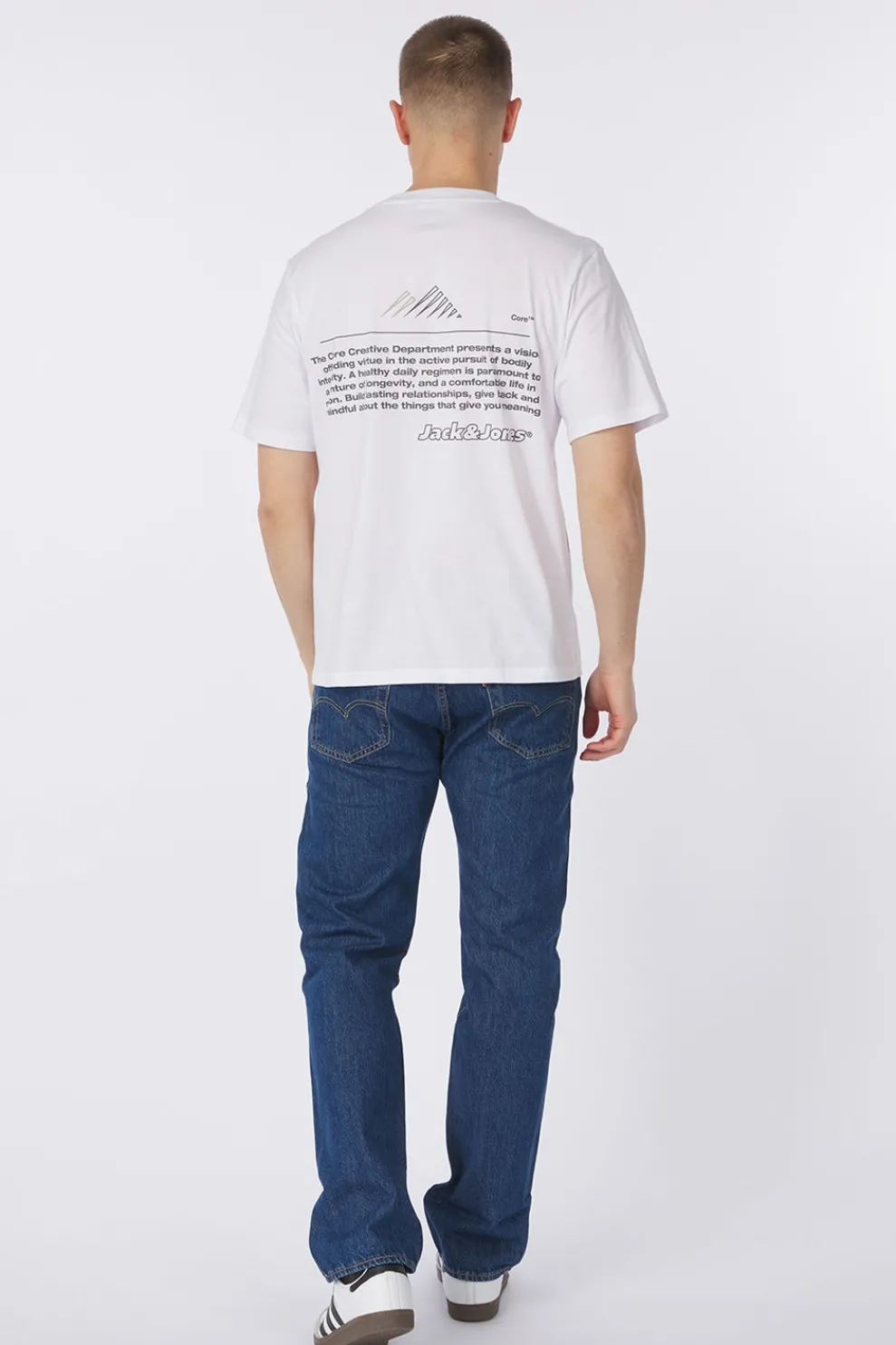T-Shirt Lima Logo Back Print-Jack & Jones Clearance