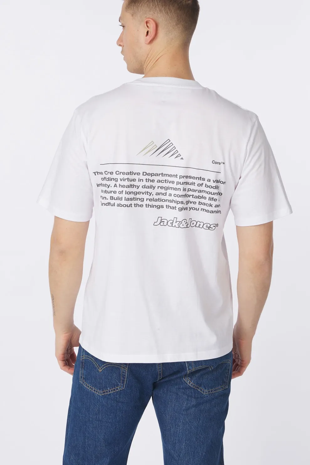T-Shirt Lima Logo Back Print-Jack & Jones Clearance