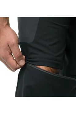 Clearance Jack Wolfskin Afritsbroek Active Track Zip Off Phantom