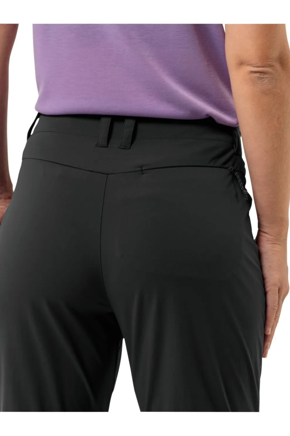 Clearance Jack Wolfskin Afritsbroek Glastal Zip-Off Pants Black