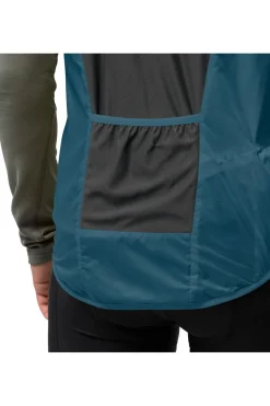 Fashion Jack Wolfskin Bodywarmer Morobbia Wind Vest M Blue Daze