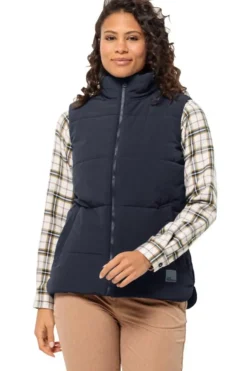 Discount Jack Wolfskin Bodywarmerhite Frost Vest Night Blue