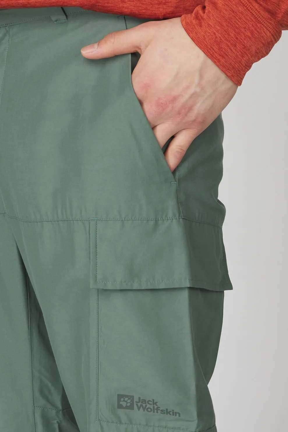 Best Jack Wolfskin Broek Barrier Pants Hedge Green