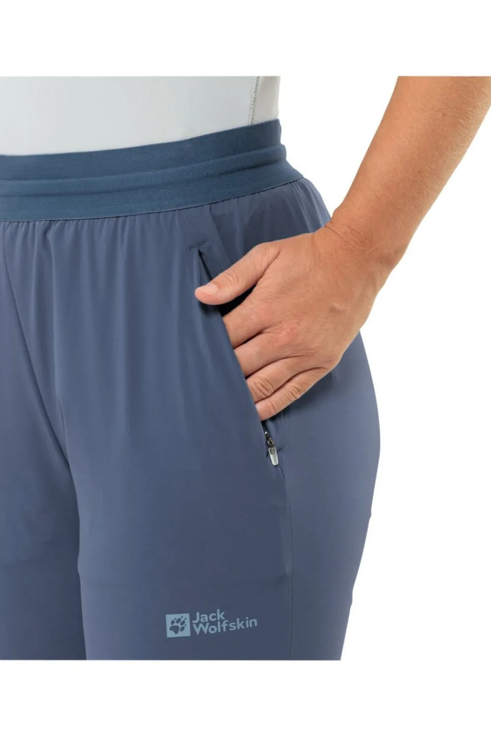 Fashion Jack Wolfskin Broek Prelight Chill Pants Evening Sky