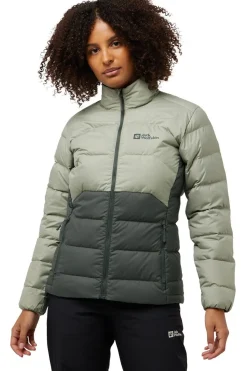 Best Jack Wolfskin Donsjas Ather Down Jkt W mid green/light green