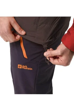 Outlet Jack Wolfskin Donsjas Ather Down Hoodie Red Earth