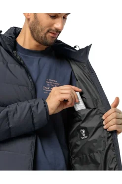 New Jack Wolfskin Donsjas Colonius Dark Navy