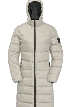 Fashion Jack Wolfskin Donsjas Lenauplatz Coat W Off White/Ecru