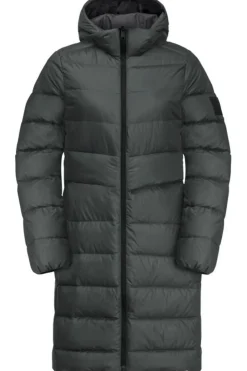 Clearance Jack Wolfskin Donsjas Lenauplatz Coat W Slate Green