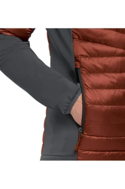 Fashion Jack Wolfskin Donsjas Nebelhorn Down Hybrid M Carmine
