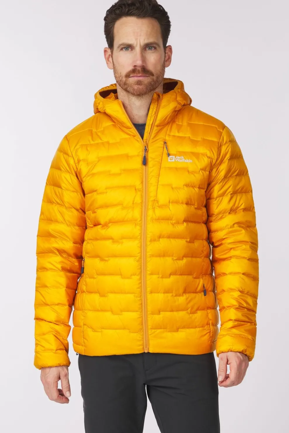 Best Jack Wolfskin Donsjas Passamani Down Hoodie Safflower