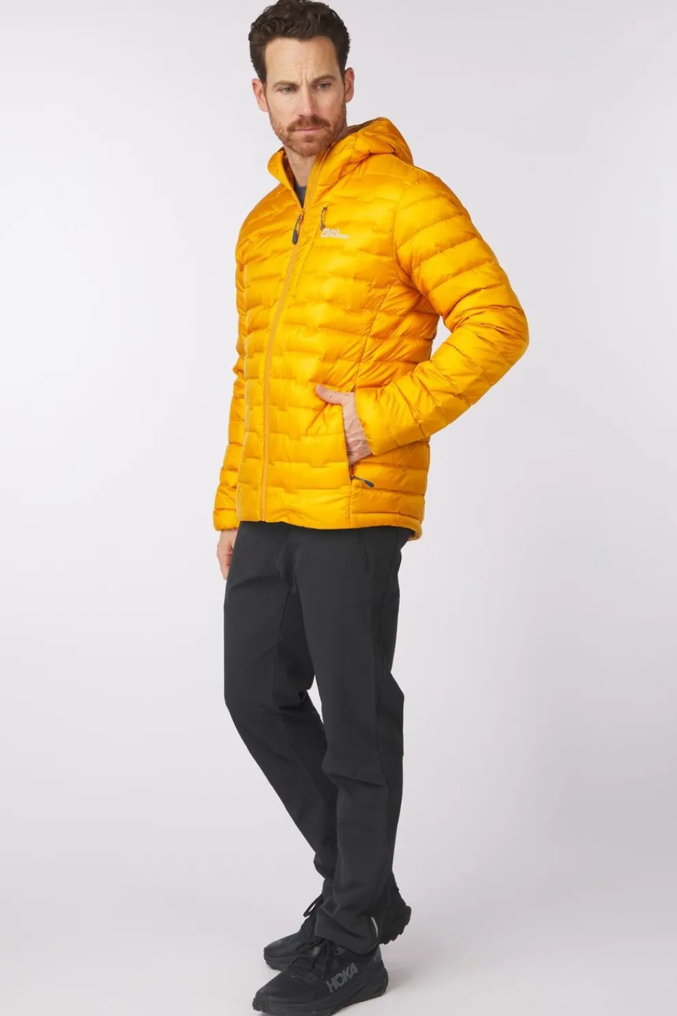 Best Jack Wolfskin Donsjas Passamani Down Hoodie Safflower