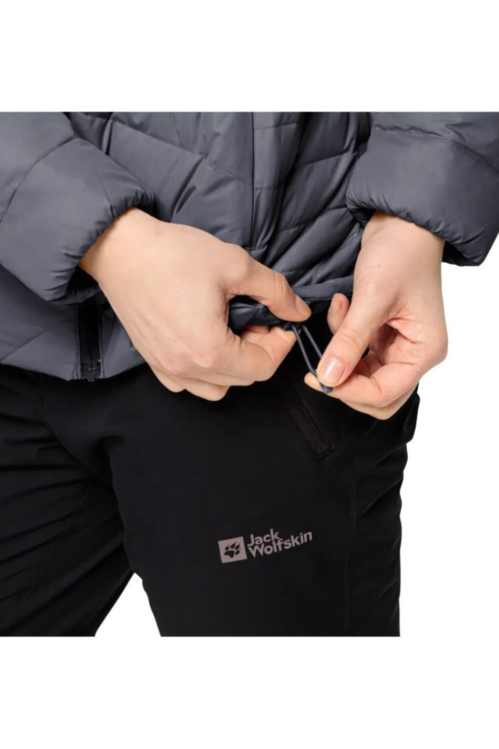 Discount Jack Wolfskin Donsjas Tundra Down Hoodie W Dolphin