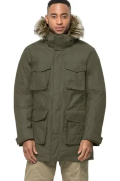 Outlet Jack Wolfskin Donsjas Winterfrost Down Parka M Island Moss