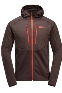 Hot Jack Wolfskin Fleece Alpgrat Pro Ins Fz Red Earth