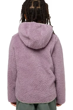 Outlet Jack Wolfskin Fleece Ice Curl Hood Jacket Lilac
