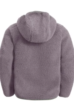 Outlet Jack Wolfskin Fleece Ice Curl Hood Jacket Lilac