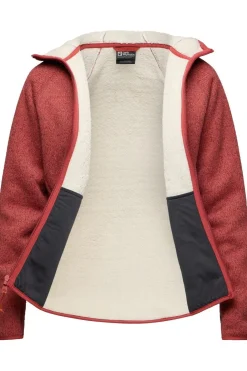 Fleece Kaminfeuer Hoodie-Jack Wolfskin Best