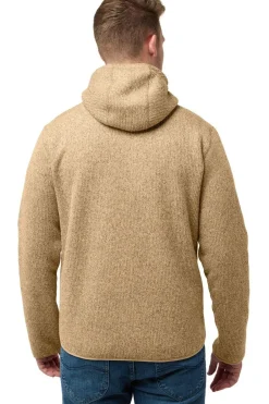 Best Jack Wolfskin Fleece Kaminfeuer Hooded Jkt M Sand Brown