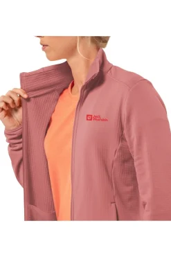 Fashion Jack Wolfskin Fleece Kolbenberg mid pink
