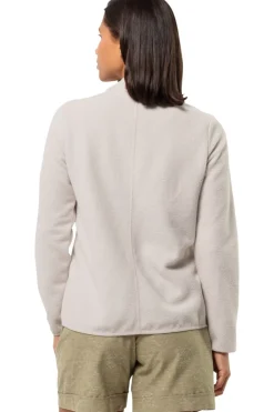 Fashion Jack Wolfskin Fleece Light Curl Jacket Sea Shell